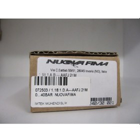 Resim Nuovafima 1.18.1.d.a---aafj.21m 0 .40bar Manometer 