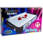 Resim SCOWETTO Masa üstü Portatif Taşınabilir Led Işıklı Buz Hokeyi Oyun Seti 50X30CM 
