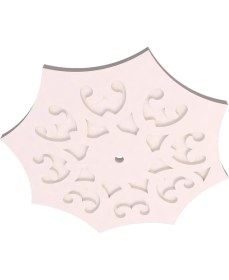 Resim Motifpiyer Lamba Tavan Göbeği-Sekizgen-egri-52-56cm-2 Adet 