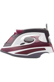 Resim Schafer Glatt 2200 W Buharlı Ütü – Kireç Önleyici, Seramik Tabanlı, Dikey Buhar ve Ayarlanabilir Isı Ayarı, Bordo 