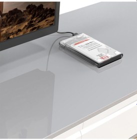 Resim Orıco Usb 3.0 Micro B Şeffaf 2.5 İnch Sata Ssd Hard Disk Kutusu 