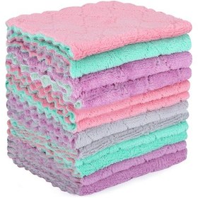 Resim Mikrofiber Temizlik Bezi - 12'li Paket Mutfak Havlusu - 
