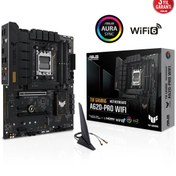 Resim ASUS Tuf Gamıng A620-pro Wıfı, 4xddr5, 2x M.2, Hdmı, Dp, Type-c, Am5 Soket Gamıng Anakart 