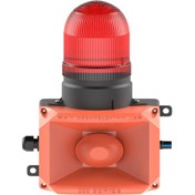Resim MESAN Led Multifonksiyon 43 Ses Siren Ses Ayarlı Kırmızı 12-24vac/dc M 