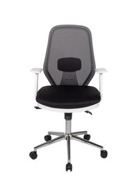 Resim Ofisbazaar Dali Beyaz Fileli Çalışma Koltuğu Ergonomik Şef Ve Toplantı Koltuğu Siyah Fileli Siyah 