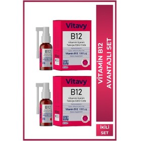 Resim Vitavy Methylcobalamin B12 Vitamini Sprey 1000 Mcg 75 Puff 2 x 10 ML 