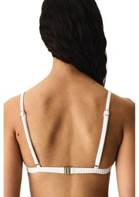 Resim Penti Beyaz Kea Triangle Fit Bikini Üstü 