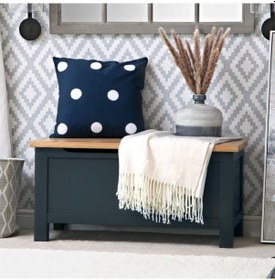 Resim Masifart Vivera Kapaklı Masif tablalı Ahşap Sandık 