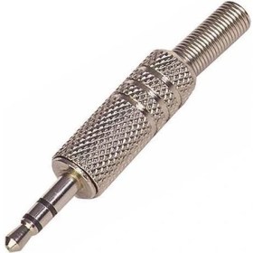 Resim Teknogöz 3,5mm Stereo Erkek Jack Nikel (1. Sınıf Kalite) 