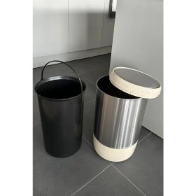 Resim Özbience Lima 20 Lt Çöp Kovası, Banyo, Mutfak ve Ofis Için Şık ve Pratik Tasarım 