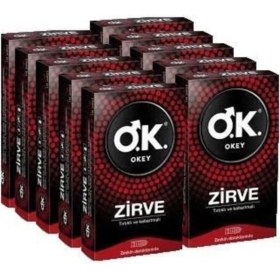 Resim Okey Zirve Tırtıklı ve Kabartmalı 100 Lü Paket 