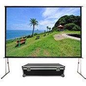 Resim Codegen FF-40 400x300 CM Katlanabilir Taşınabilir Alüminyum Çerçeveli Fast Fold Projeksiyon Perdesi 