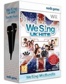 Resim Nintendo Wii We Sing Uk Hits Oyun + 2 Mikrofon 