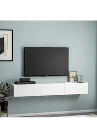 Resim Tv Sehpası Tunus Beyaz 180 Cm 
