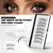 Resim Yükseltme 5-Mıknatıslı Kirpik Uzatma, Trend Tasarım ile Daha Güzel Bir Görünüm – Profesyonel Kadınlar ve Günlük Kullanım İçin Mükemmel 