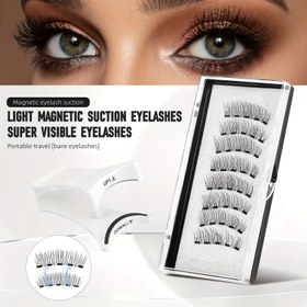 Resim Yükseltme 5-Mıknatıslı Kirpik Uzatma, Trend Tasarım ile Daha Güzel Bir Görünüm – Profesyonel Kadınlar ve Günlük Kullanım İçin Mükemmel 