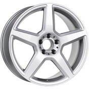 Resim EMR-A372-02 8.5x19"-5x112 ET36 66.6 Silver Jant (4 Adet) 