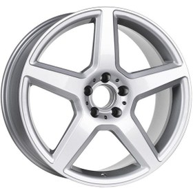 Resim EMR-A372-02 8.5x19"-5x112 ET36 66.6 Silver Jant (4 Adet) 