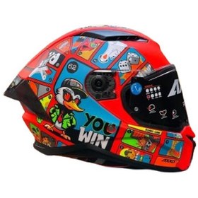 Resim AXXIS Panther Sv Goose Game A5 Matt Motosiklet Kaskı 