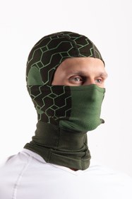 Resim OIL COMPANY Haki Balaklava Termal Kar Maskesi Unisex 