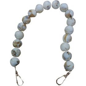 Resim Çanta Askısı 40 Cm Akrilik Yuvarlak Krem 