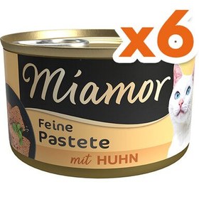 Resim Miamor Pastete Tavuklu Yetişkin Kedi Konservesi 85 Gr x 6 Adet 