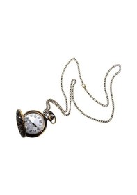 Resim Zcjb Retro Antik Ze Örümcek Ağı Desenli Cep Saati Kuvars Saat Kolye Kolye-73631 