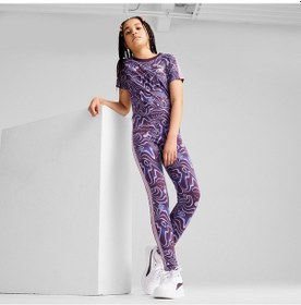 Resim Puma Lava Land Leggings Çocuk Tayt 62644444 Mor 