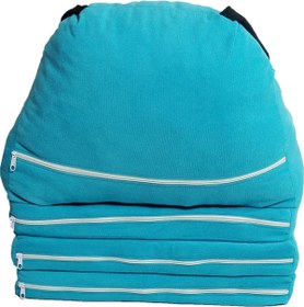 Resim Genel Markalar 3 Minderli Katlanabilir Bebek-çocuk Koltuğu Sandalye Portatif Yatak Puf Sofa Kumaş Köpek Figürlü 