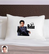 Resim Bk Gift Kişiye Özel Karikatürlü The Baba Tasarımlı Pamuklu Yastık Kılıfı-2 50x70cm, Babaya Hediye, Babalar Günü Hediyeleri Kobitmeyencom31350 Bk Gift 