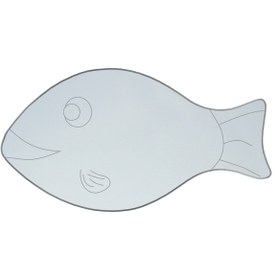 Resim MOTAYSAN Vantuzlu Bebek Dikiz Aynası Balık 8x16 Cm 
