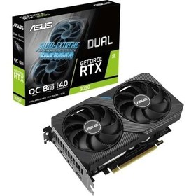 Resim Asus DUAL-RTX3050-O8G-V2 8GB 128Bit GDDR6 DP/HDMI/DVI PCI 4.0 Ekran Kartı 