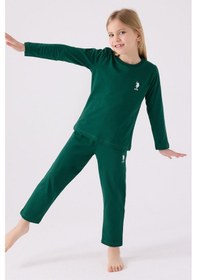 Resim U.s. Polo Assn Kız Çocuk Yeşil Pijama Takımı Us1668-c-v6 Yeşil 