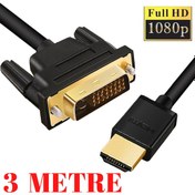 Resim Hdmi To Dvi 24 1 Çevirici 4633 Çift Yönlü Monitör Kablosu 3 Metre Diğer