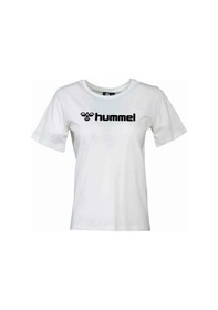 Resim Hummel Nesle S/s 912031-9001 Beyaz Kadın T-shirt Beyaz 