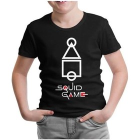 Resim Lord Tshirt Squid Game-Final Game Siyah Çocuk Tshirt 