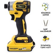 Resim Dawreek Akülü Torklu Vidalama/Somun Sıkma Makinesi - Sarı 