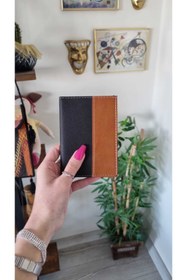 Resim EFE DERİ Şeritli Deri Dikişli Araç Ruhsat Kılıfı Kabı Oto Ruhsat Koruyucu 