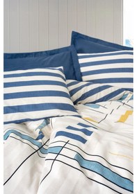 Resim Modern Tek Kişilik Nevresim Takımı Lunox Lacivert Lacivert 