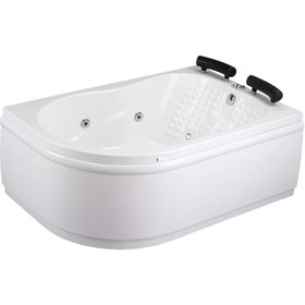 Resim Çift Kişilik Renkli Küvet | Jakuzi | 150x100 cm | Sanacryl - 150x100 / Beyaz / 2 Kişilik 