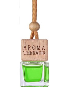 Resim Teltree Oto Kokusu Asılımlı Aromaterapi, Cam Ve Ahşap Materyal, 8ml Osmanthus Kokusu, Kalın İp Kare Desenli Araç İçin Odağı Temizleyici Aromatik Asma 
