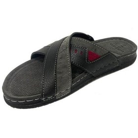 Resim Gezer 11474-24 Anatomik Trend Fashion Erkek Terlik Siyah 