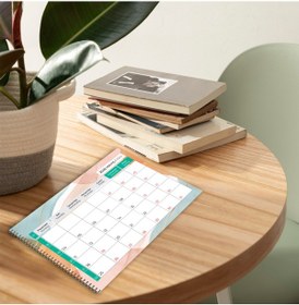 Resim 2026 Masaüstü Defter Takvim Planlama-23x33 Cm 