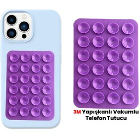 Resim BCNCASE Silikon Vakumlu Telefon Tutucu, Cep Telefonu için Silikon Yapışkanlı, Kaymaz Vantuz Telefon Tutucu 