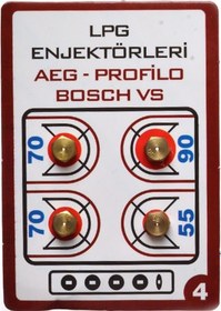 Resim Lpg Ocak Memesi Enjektör 4Lü Set Bütün Markalara Uyumlu Lpg Tüp 