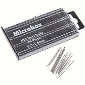 Resim URTUE 20 adet HSS Twist Matkap Seti, 0.3mm-1.6mm, Mini Yüksek Hızlı Çelik Matkaplar Takı Yapımı için, Yuvarlak Shank, Konvansiyonel Spiral Flüt, Karışık-İtem Setleri 