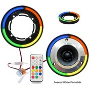 Resim Poke Pixel Ledli 10cm Tweeter Kapak 2 Adet Poke PK-5874 