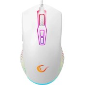 Resim 7d Makrolu Beyaz Gaming Oyuncu Mouse - Full Rgb 7200DPI - Drag Click Desteği - Hızlı - Ergonomik - 24 Ay Garanti - 20G/S - 60 Inç/s IPS - 125Hz - 135G - SMX-G68 Spear 