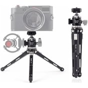 Resim Yifomall Xıletu Mc-22+xt-18 Profesyonel Mini Tripod - 3kg Taşıma Kapasiteli, Esnek Başlıklı, Vlog Ve Canlı Yayın İçin Alüminyum Tripod Siyah 