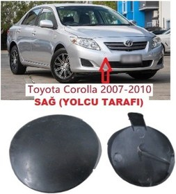 Resim Toyota Corolla Uyumlu Ön Tampon Çeki Demir Kapağı Sağ 2007 2010 Arası 